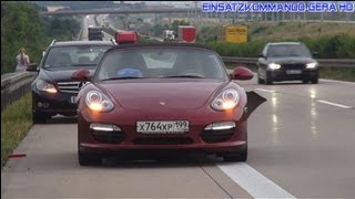 Reifenplatzer am Porsche auf der Autobahn A71 [upl. by Madelle119]