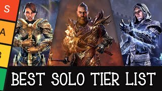 Discover the BEST Class for ESO 2024  Solo PvE Tier List Elder Scrolls Online [upl. by Goldi]