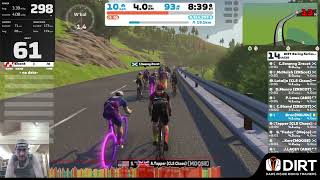 REPLAY  ZWIFT  DIRT Racing Series  Stage 4  Achterbahn  EMEA Gold [upl. by Nichole]