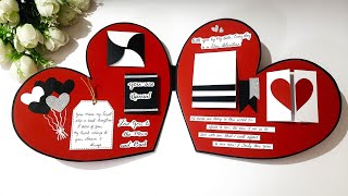 DIYValentines Day Card  Special Greeting Card for Valentines Day  Valentins Day Card Ideas [upl. by Assirak]