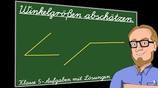 Schätze die Winkelgrößen  Klasse 5 [upl. by Judd377]