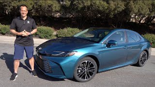 Is the 2025 Toyota Camry XLE a BETTER luxury midsize sedan than a Lexus ES 300h [upl. by Enecnarf]