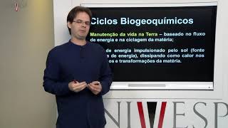 Ecologia  Aula 08  Ciclos biogeoquímicos [upl. by Tnomyar]