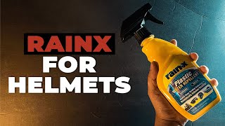 RainX Water Repellent For Motorcycle Helmets Review [upl. by Nylram858]