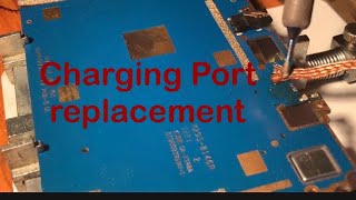 Alcatel tablet charging port replacement [upl. by Airun883]