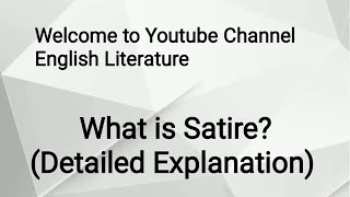 Satire form of poetry in Hindi Horatian Satire Juvenalian Satire Menippean Satire  Satire in Hindi [upl. by Radcliffe]