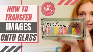 How to Transfer Images to Glass 🤯 2 Techniques [upl. by Harold122]