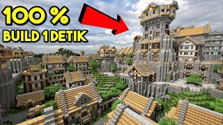 100  KALIAN BISA BUILD VILLAGE DALAM 1 DETIK [upl. by Reiter]