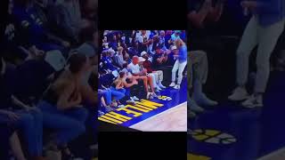 Lebron James Jumps At A Fan 😂 [upl. by Anertal]