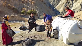 Installing a Water Tank at the Spring 💧🚜  Salahaddins Mission with Family and Friends [upl. by Asirrom]