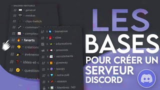 TUTO  LES BASES POUR CRÉER UN SERVEUR DISCORD [upl. by Bobbie]