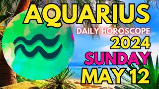 Aquarius ♒ ✨ 𝐊𝐚𝐫𝐦𝐢𝐜 𝐑𝐞𝐰𝐚𝐫𝐝𝐬 🎊🤩💥 Horoscope For Today May 12 2024  Tarot [upl. by Yeliah]