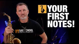 Saxophone Lesson  Beginner Saxophone  First Notes [upl. by Rehotsirhc]