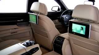 7 Series Rear Seat Entertainment  BMW HowTo [upl. by Ybreh41]