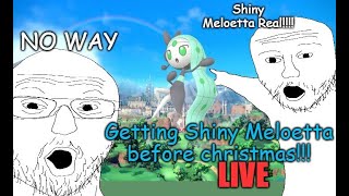 Live Completing the Paldea Pokedex for Shiny Meloetta before Christmas Day 1 [upl. by Teplica]