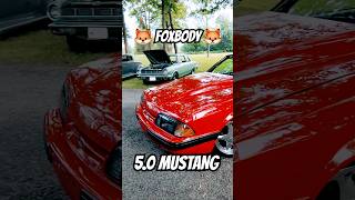 Foxbody 50 Mustang LX with Flowmasters⁉️ ford mustang exhaustsound [upl. by Rice]