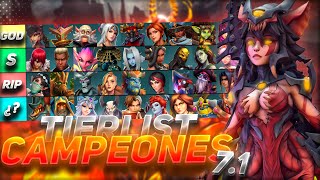 PALADINS TIERLIST DE LOS CAMPEONES MAS OP EN EL PARCHE 71  PALADINS 2024 TIER LIST [upl. by Ahsiek]