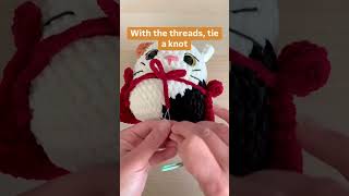 Crochet tip perfect chenille yarn tail for plush amigurumis [upl. by Tnilc18]