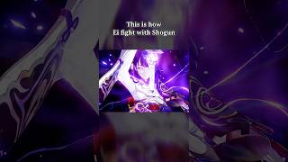 This Is How Ei Fight With Shogun shorts genshinimpact raidenshogun [upl. by Kolosick]