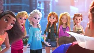 Disney Princesses save Ralph in Hindi  Ralph break the Internet [upl. by Graybill]