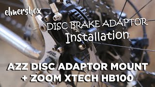 assembly  installation  ZOOM XTECH HB100 Line Pulling Hydraulic Disc Brake Calipers [upl. by Dnomayd]