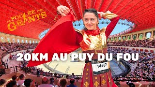 JE COURS LA FOULÉE DES GÉANTS TRAIL DU PUY DU FOU [upl. by Nosnehpets]