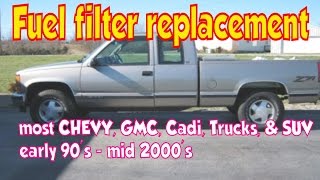 How to change fuel filter [upl. by Nwahsaj]