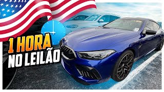 1 HORA NO LEILÃO DE CARROS nos EUA 😱 CARROS DE MILIONÁRIOS [upl. by Eetnahs]