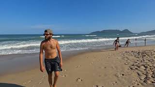 🇧🇷 Brazil Beach 【4K】🌞 Florianópolis  Beach Walk Brazil [upl. by Nerrak]