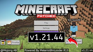 Minecraft Pe 12144 Patch Apk Download  Mcpe New 12144 Patch Version  SuvoXD [upl. by Zeiler495]