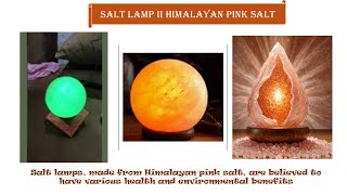 Magic of Salt Lamp Salt lamp made from Himalayan Pink salt Salt lamp to manage stress [upl. by Suzanna]