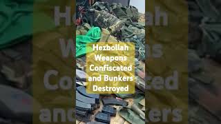 Hezbollah Weapons Confiscated and Bunkers Destroyed [upl. by Yellac]