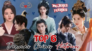 TOP 6 Dramas chinos históricos donde las protagonista son fuertes e inteligentes [upl. by Telrahc]