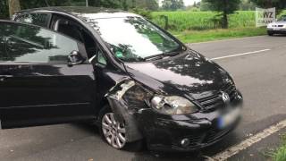 Unfall auf Oldenburger Straße in Wardenburg [upl. by Anhsirk]