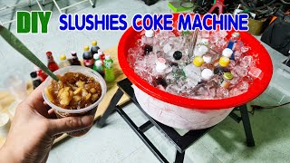 How to make a Slushies Coke Machine at home  Self Freezing Drinks  Street Food Thailand [upl. by Farand150]