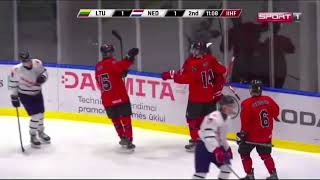 SAMENVATTING Lithuania  Netherlands 31 IIHF World Cup U20 Men 17122022 [upl. by Moffat]