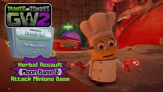 PvZ Garden Warfare 2  Herbal Assault  Moon Base Z  Attack Minions Base  PVZ GW2 MOD [upl. by Acinoda]