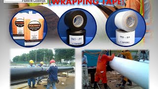 Polyken PE Tape Wrapping Tape 2 เทปพีอีสำหรับพันท่อใต้ดิน พันท่อก่อนฝังดิน [upl. by Tjaden]