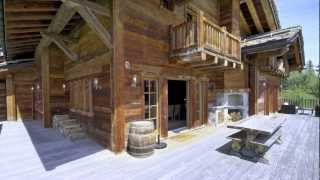 Very Big Luxury Chalet for Sale  La Grange de Crehavouettaz  CransMontana Valais Switzerland [upl. by Rika]