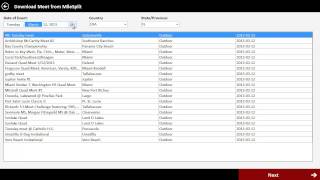 RaceTab 4  Download Meet from MileSplit [upl. by Whitebook]