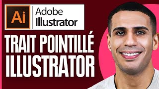 Comment Faire Un Trait Pointillé Sur Illustrator  2024 [upl. by Nahtnoj880]