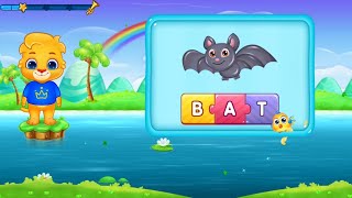 BAT 🦇 CAT 😺 RAT 🐀 HAT 🤠 BAG 🛍️ Learn how to read for kids [upl. by Earehs]