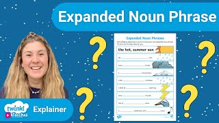 Twinkl KS1  Expanded Noun Phrases Worksheet [upl. by Ahsi]