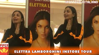 Elettra Lamborghini incontra i fan a Montesilvano Instore Tour 2020 Pescara Abruzzo [upl. by Ynnohj997]