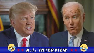 Donald Trump Joe Biden Interview AI Voice [upl. by Perceval206]