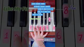 Like My Father Piano Tutorial 🎹 Easy Way for playing piano pianosong piano shorts likemyfather [upl. by Nodnil]