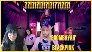 FIRST TIME REACTING TO BLACKPINK  붐바야 BOOMBAYAH MV blackpink [upl. by Ladnyc]