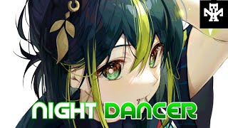 Nightcore  Night Dancer  Will Stetson Imase  Lyrics English Version [upl. by Yellek]