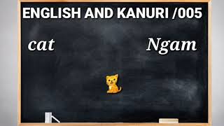 20 kanuri vocabularies 005 [upl. by Adnilreh]