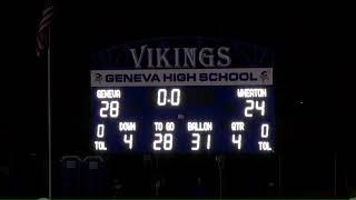 Geneva Vikings Varsity Football vs Wheaton North [upl. by Benedikt]